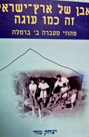 עטיפת הספר אבן של ארץ ישראל זה כמו עוגה מהווי מעברה ב ברמלה