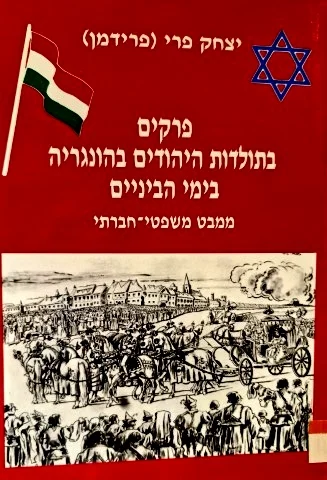 עטיפת הספר פרקים בתולדות היהודים בהונגריה בימי הביניים ממבט משפטי חברתי