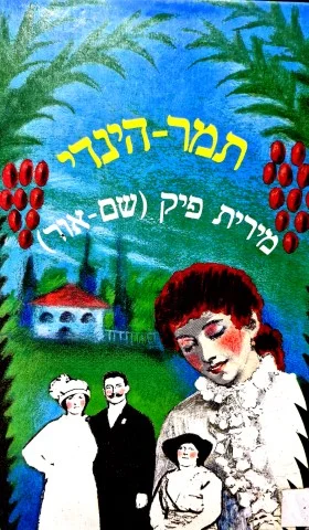 עטיפת הספר תמר הינדי